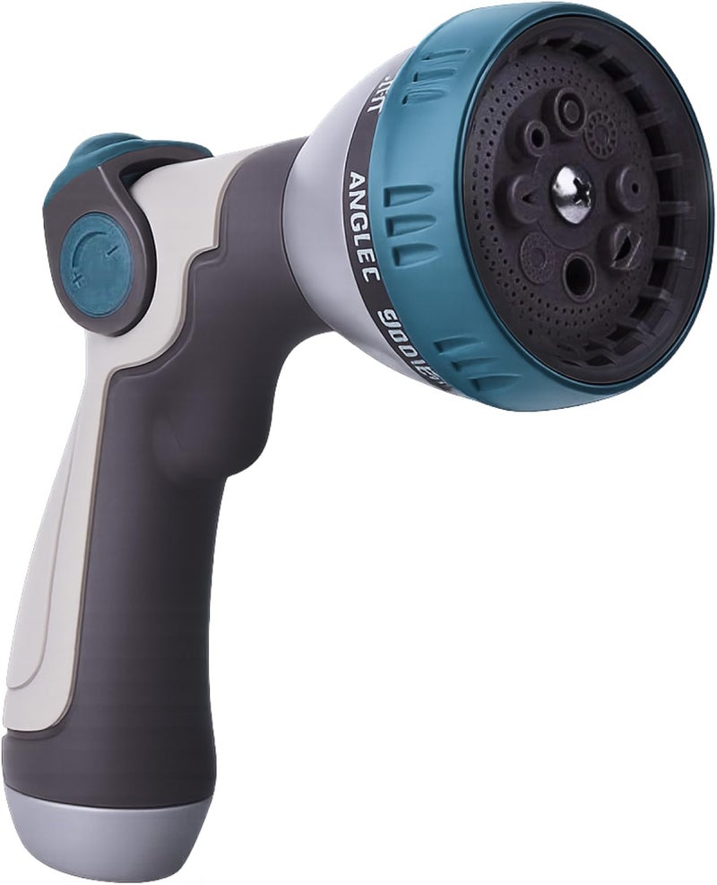 Craft911 Garden Hose Nozzle – 8-Pattern Hose Sprayer with Thumb Control – Watering Tool for Garden, Car Wash, Lawn Care & Pet Shower - Image 1